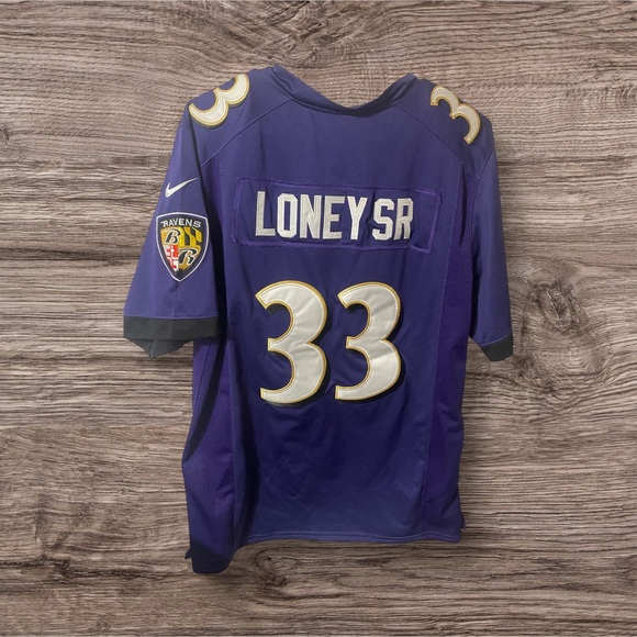 Purple  Baltimore, Ravens Football Jersey - Picture 1 of 6
